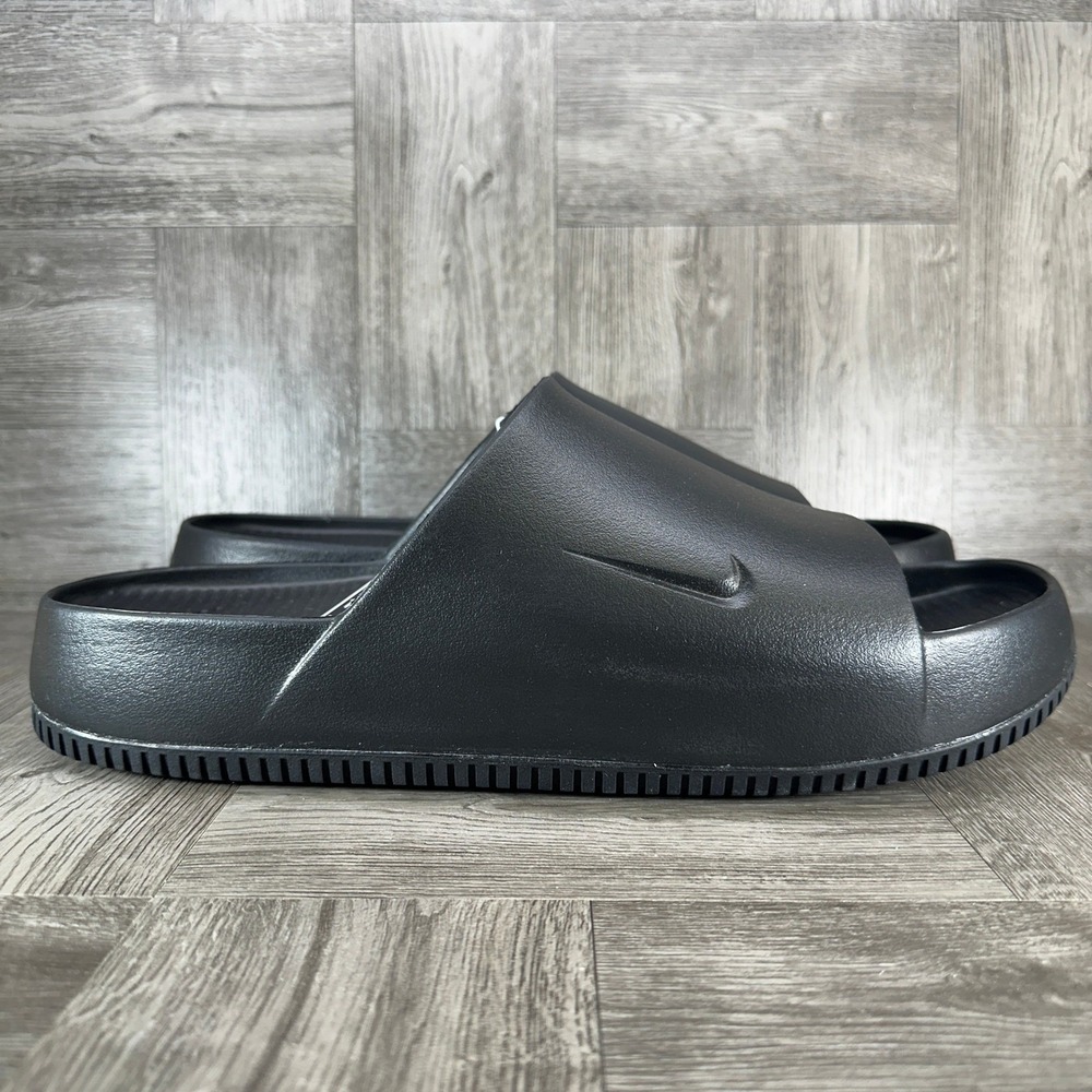 Nike Calm Slide Sandal Mens 17 Black Minimalist Foam DX4816-001 NEW